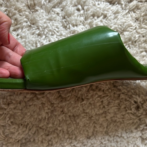 Bottega Veneta Cushion Slides in Jalapeño Green - Picture 5 of 5